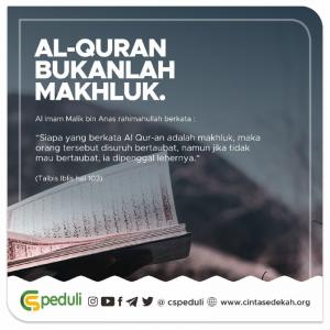 Al-Quran Bukan Makhluk