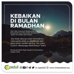 Kebaikan Di Bulan Ramadhan