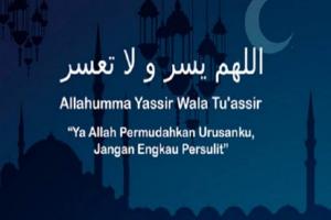 Bolehkah Berdoa Dengan “Allahumma Yassir Walaa Tu’assir”? Read more https://bimbinganislam.com/bolehkah-berdoa-dengan-allahumma-yassir-walaa-tuassir/