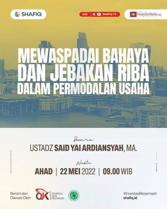 jadwal kajian online ustadz said yai ardiansyah 22 mei 2022