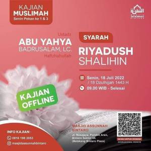09 info kajian tangerang ustadz abu yahya badru salam